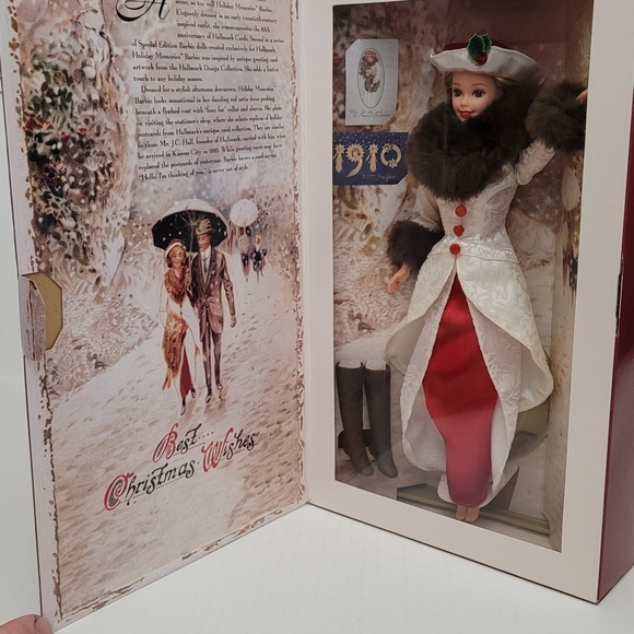 Vintage 1995 Hallmark Special Edition Holiday Memories Barbie #14106 - Picture 2 of 8
